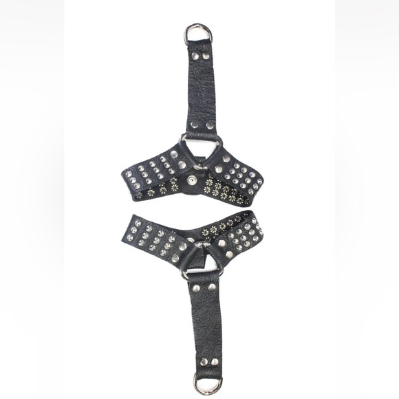 Zadig & Voltaire changeable studded buckle soft leather boots - Picture 5 of 15